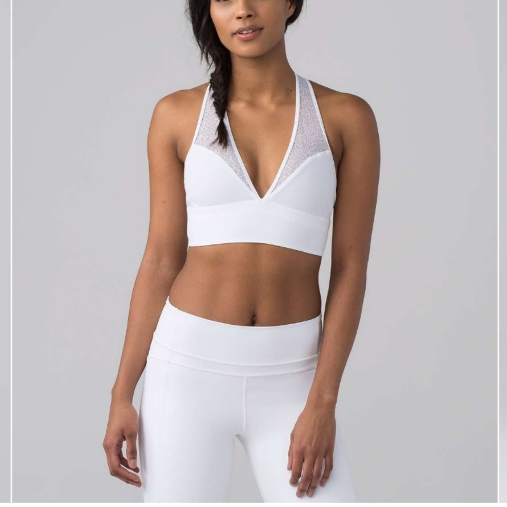 lululemon athletica White Sports Bra